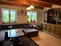 Obývací pokoj - chata ubytování Bublava