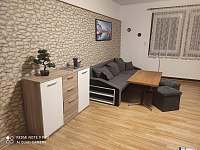 Obývací pokoj 1A - pronájem apartmánu Jáchymov - Mariánská