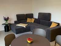 Včelka: prostorný a pohodlný gauč - apartmán k pronájmu Abertamy