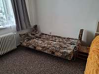 Velký pokoj, manželká postel 180 cm, rozkládací gauč, TV, obývací stěna - Ostrov - Horní Žďár
