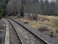 Železniční trať v Kovářské - 