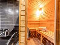 Finská sauna v přízemí vily - vila k pronájmu Loučná pod Klínovcem