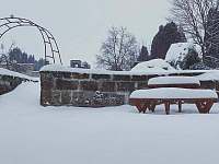 Zahrada v zimě - Kamenický Šenov