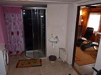 sprchový masážní box u sauny - chalupa k pronajmutí Jiřetín pod Jedlovou