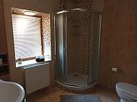 Koupelna se sprchovým koutem v přízemí - chalupa k pronajmutí Ctiněves