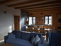 Obývací pokoj & kuchyně - chata ubytování Čenkovice