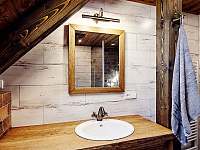 APT Kytička - koupelna (umyvadlo, zrcadlo) - Orlické Záhoří - Jadrná