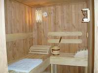 Sauna - pronájem chalupy Rampuše