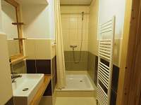 koupelna - sprchový kout - apartmán k pronájmu Zdobnice v Orlických horách