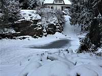 Zima na zahradě - Klimkovice - Hýlov