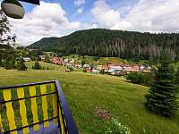 výhľad z balkóna - chata k pronájmu Dedinky - Dobšinská Maša