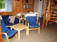 Obývací pokoj - chata ubytování Slapy - Ždáň