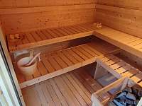 Wellness zóna s finskou sauno a vířivým sudem - Úžice u Sázavy