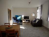 Obývací pokoj Apartmán se 2 ložnicemi - ubytování Čachrov - Kunkovice