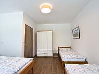 Apartmán A2 ložnice velká - ubytování Horní Planá - Hory