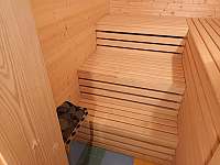 Sauna v dolní koupelně - pronájem chalupy Bystřice - Bělá nad Radbuzou