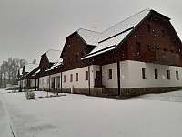 sněží - apartmán ubytování Nová Pec - Nové Chalupy