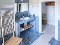 Luna - Koupelna se sprchovým koutem a záchodem - apartmán k pronajmutí Kladruby nad Labem - Komárov