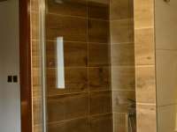 Koupelna - sprchový kout - chata k pronajmutí Doubravice