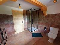 Koupelna pro apartmán 2kk - chalupa k pronajmutí Zdoňov