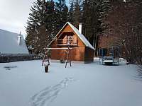 Chata v zimě - k pronajmutí Dětřichov - Vysoké pole