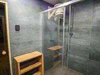 Koupelna u sauny - chata k pronájmu Oblanov