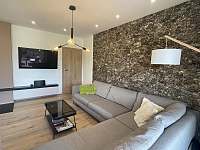 obytný prostor, obývací pokoj, přízemí - rekreační dům ubytování Lazinov