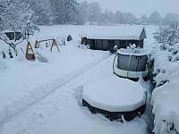 půl metru sněhu - přelom listopad_prosinec 2023 - Úsobí
