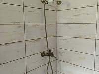 Koupelna sprcha - chalupa k pronájmu Kletečná