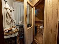 Samota Opatov_finská sauna - chalupa k pronájmu