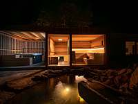 Večerní sauna domek - pronájem apartmánu Lipnice nad Sázavou