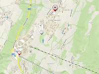 1. nástup na sjezdovku 2. hlavní stanice gondoly - Alpendorf - Sankt Johann im Pongau, Rakousko