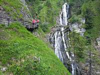 Vodopády Wasserlochklamm - pronájem apartmánu Wildlapen - Rakousko