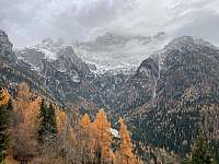 Podzimní výhled - Alleghe Itálie