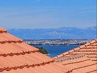 výhled z terasy na Zadar a pohoří Velebit - rekreační dům k pronájmu Kali - Ugljan - Chorvatsko