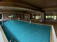 Vnitřní bazén a wellness je součástí hotelu (50 metrů) vstup 15,-CHF/den - Švýcarsko - Champoussin