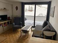 obývací pokoj - apartmán ubytování Hintermoos