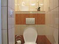 wc v koupelně - chata ubytování Mechová - Lipová