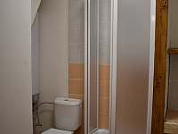 Koupelna s WC. - chalupa k pronájmu Čestětín